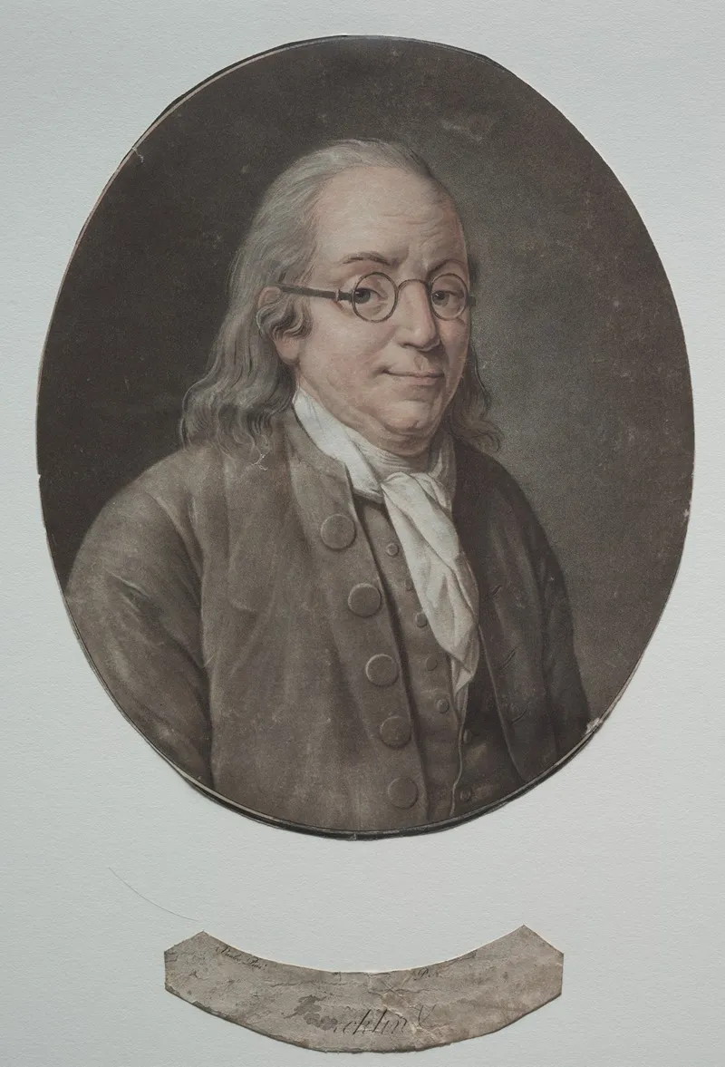 Benjamin Franklin 6 Wall Art by Pierre Michel Alix - High-Resolution Digital Print