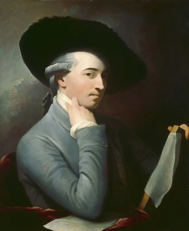 Benjamin West Portrait Wall Art by Benjamin West - High-Resolution Digital Print