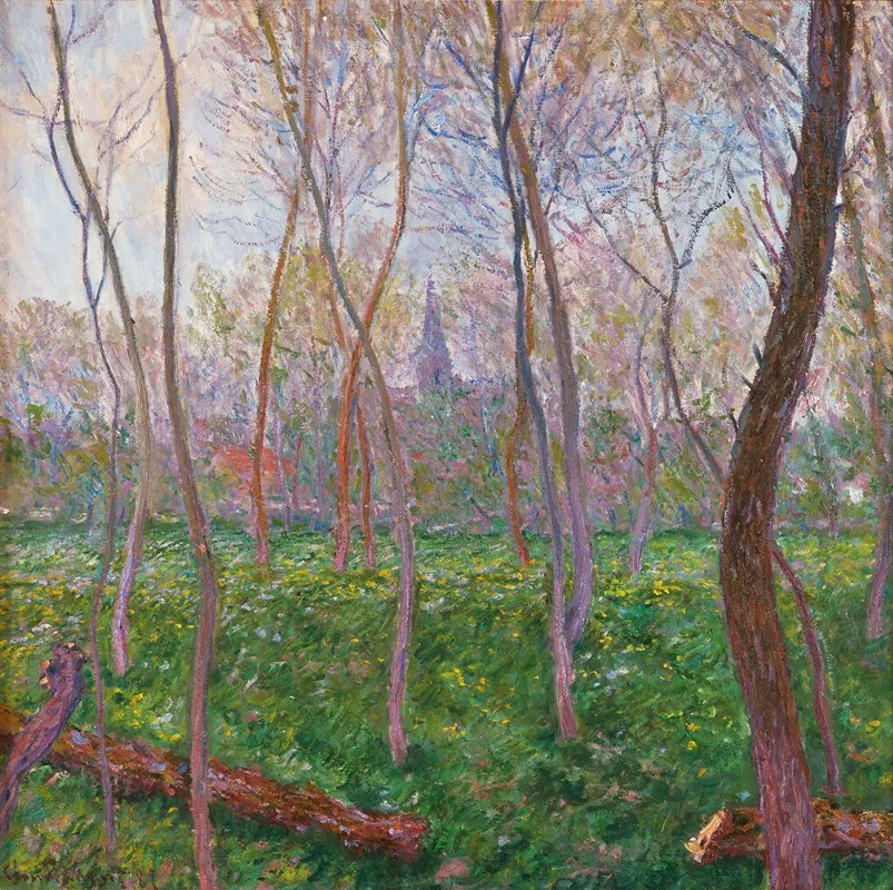Bennecourt Wall Art by Claude Monet - High-Resolution Digital Print