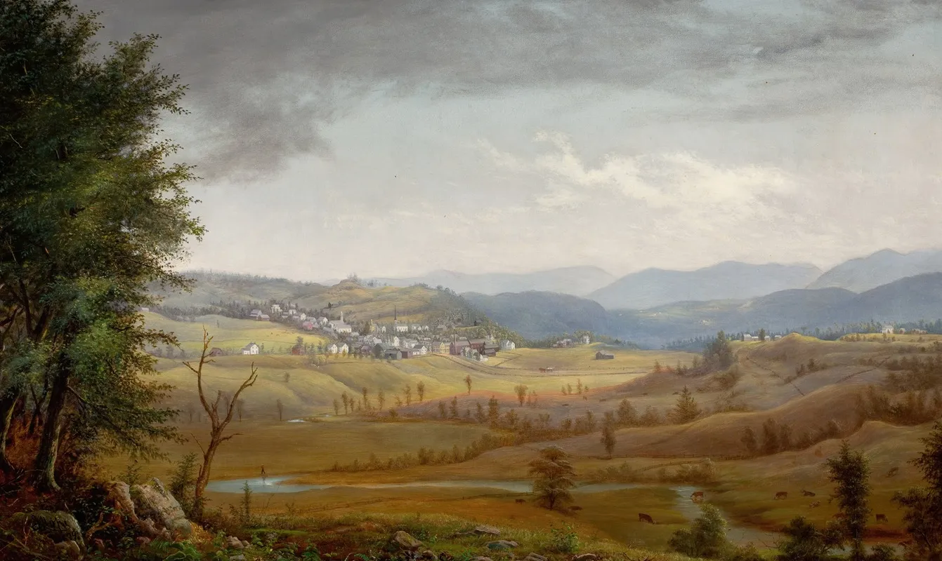 Benson Rutland County Vermont Wall Art by James Hope - High-Resolution Digital Print