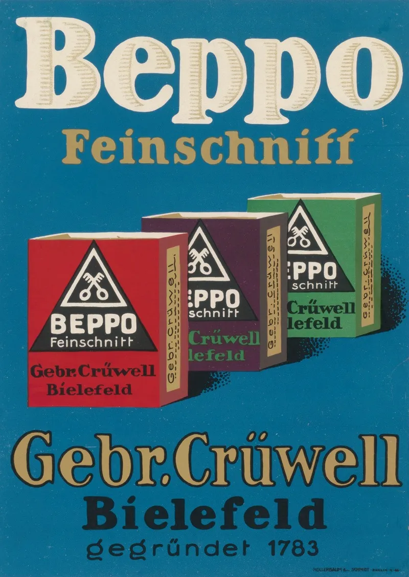 Beppo Feinschnitt Gebruder Cruwell Wall Art by Hollerbaum &amp; Schmidt - High-Resolution Digital Print