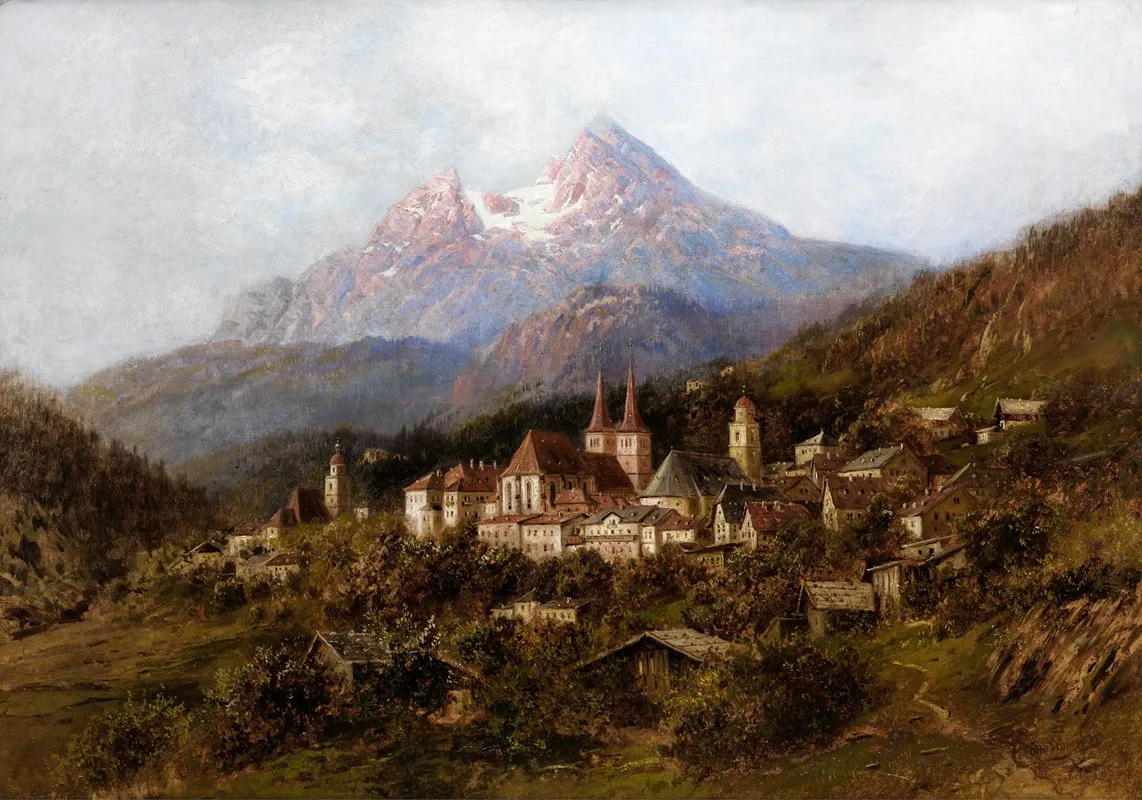 Berchtesgaden 2 Wall Art by Otto Ludwig Schneider - High-Resolution Digital Print