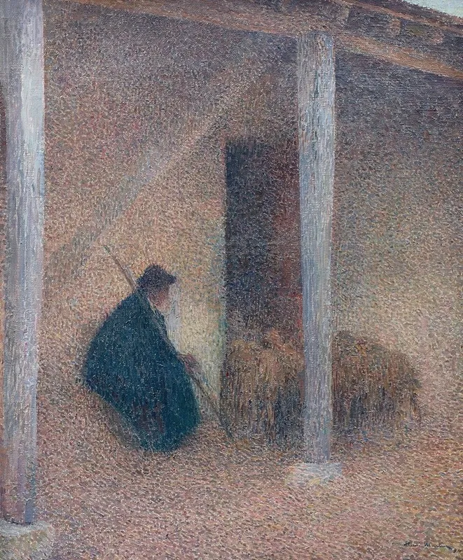 Berger Rentrant Ses Mouton Wall Art by Henri Martin - High-Resolution Digital Print