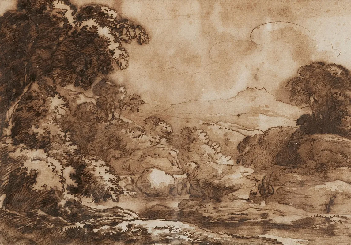 Bergige Landschaft