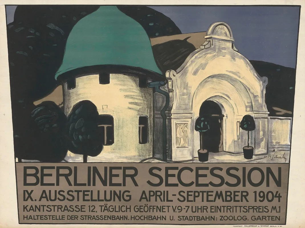 Berliner Secession Ix Ausstellung 1904 Wall Art by Wilhelm Schulz - High-Resolution Digital Print