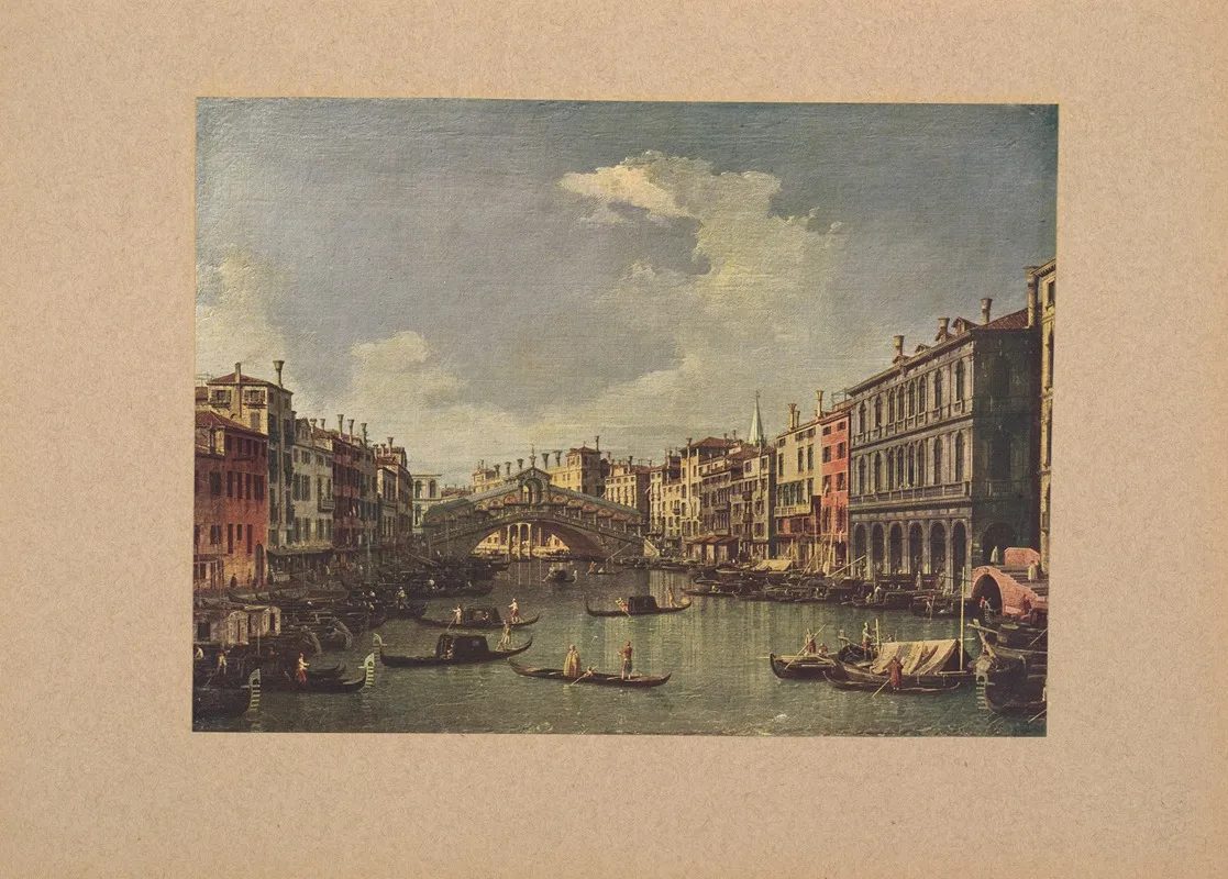 Bernardo‎ ‎bellotto Il‎ ‎ponte‎ ‎di‎ ‎rialto