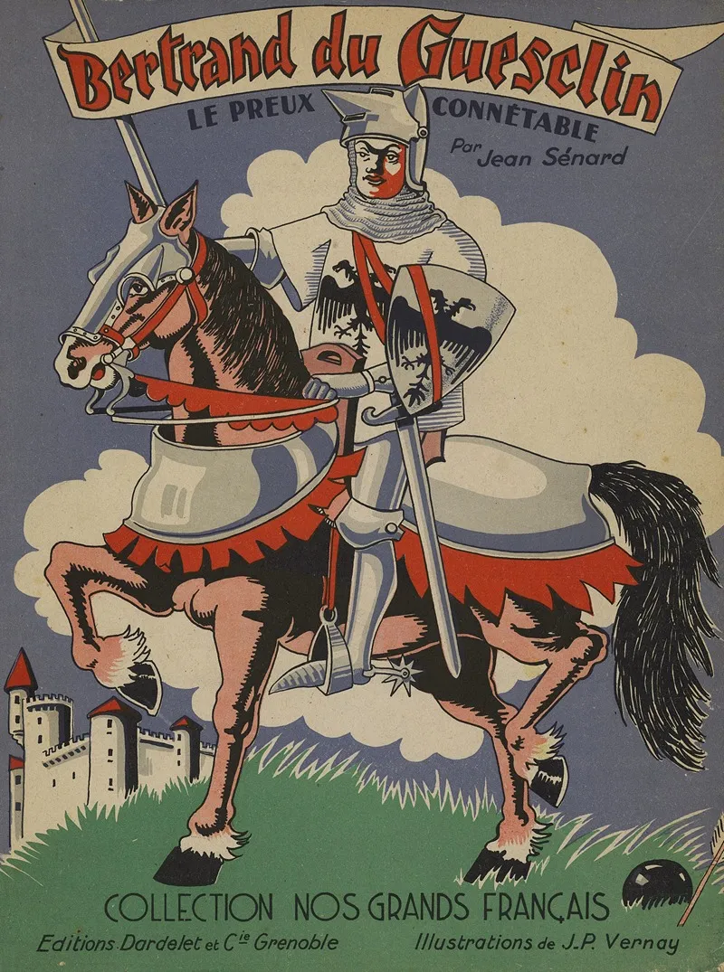 Bertrand Du Guesclin Le Preux Connetable Pl 1 Wall Art by J.P Vernay - High-Resolution Digital Print