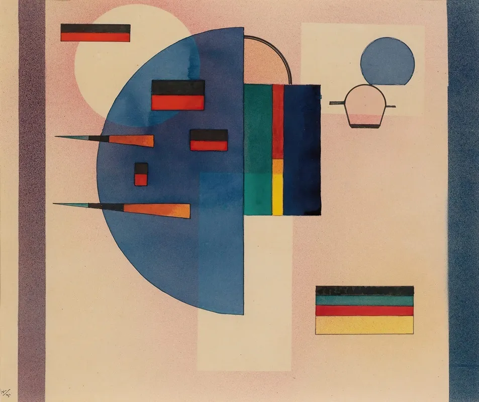 Beruhigt Calmed 2 Wall Art by Wassily Kandinsky - High-Resolution Digital Print