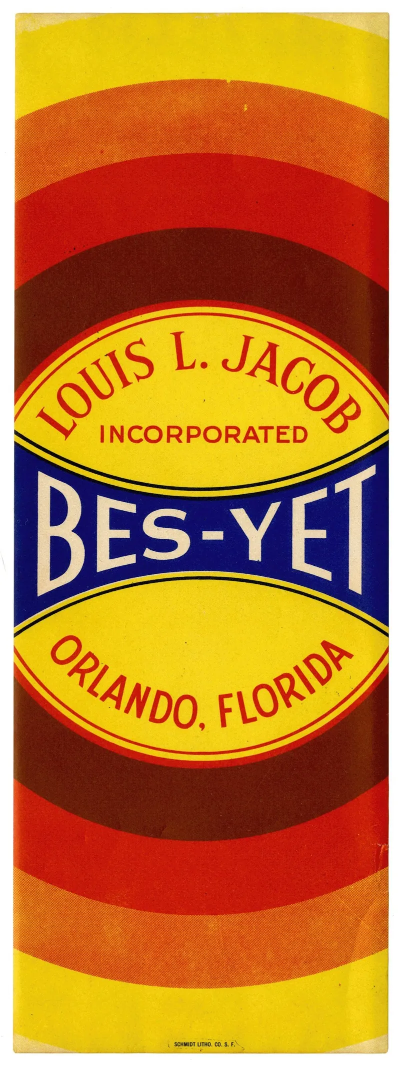 Bes Yet Produce Label
