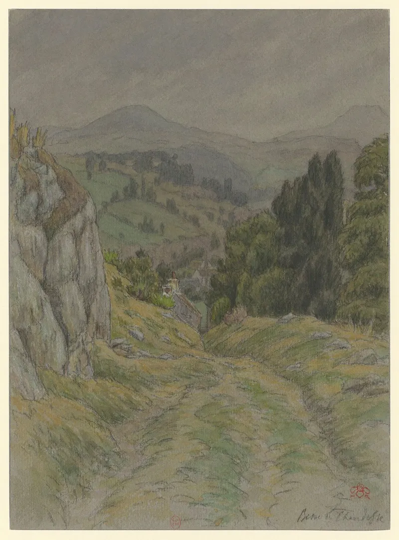 Besse En Chandesse 2 Wall Art by Henri Rivière - High-Resolution Digital Print