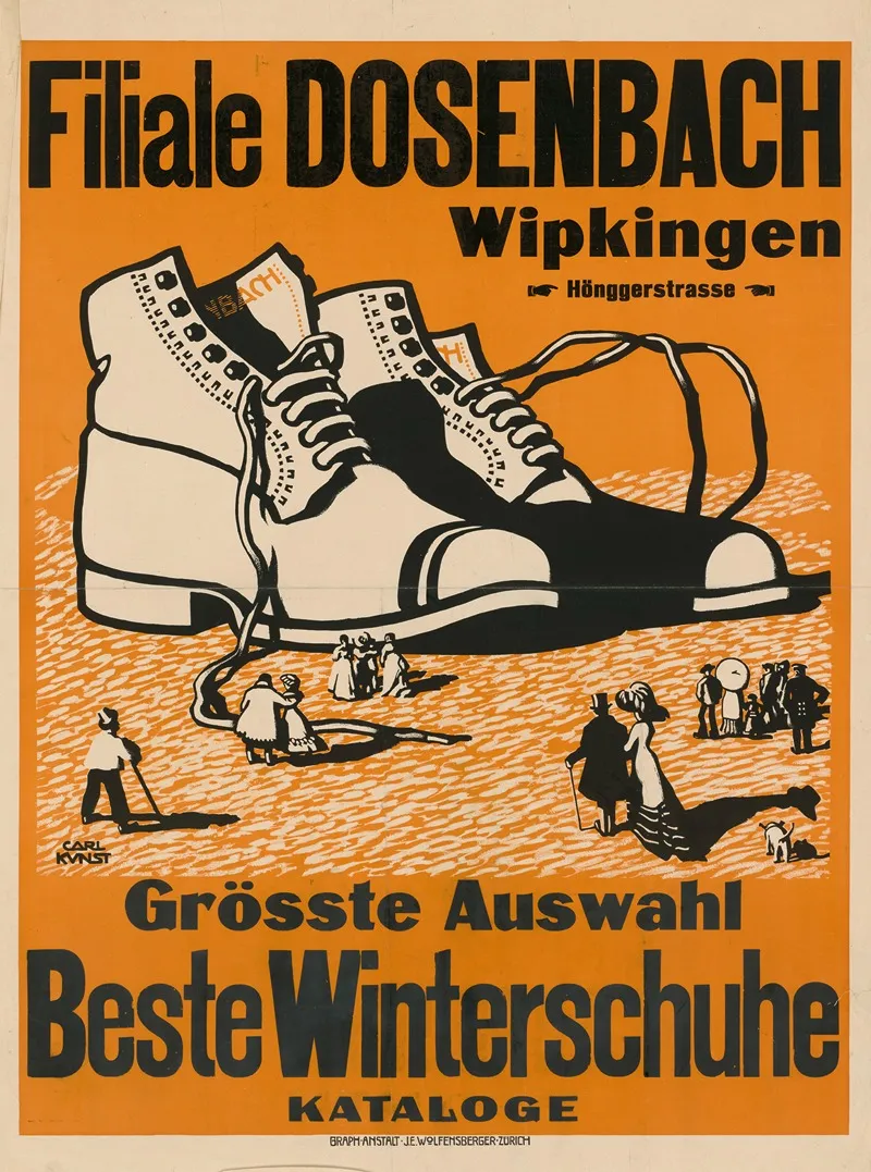 Beste Winterschuhe Filiale Dosenbach Wipkingen Wall Art by Carl Kunst - High-Resolution Digital Print