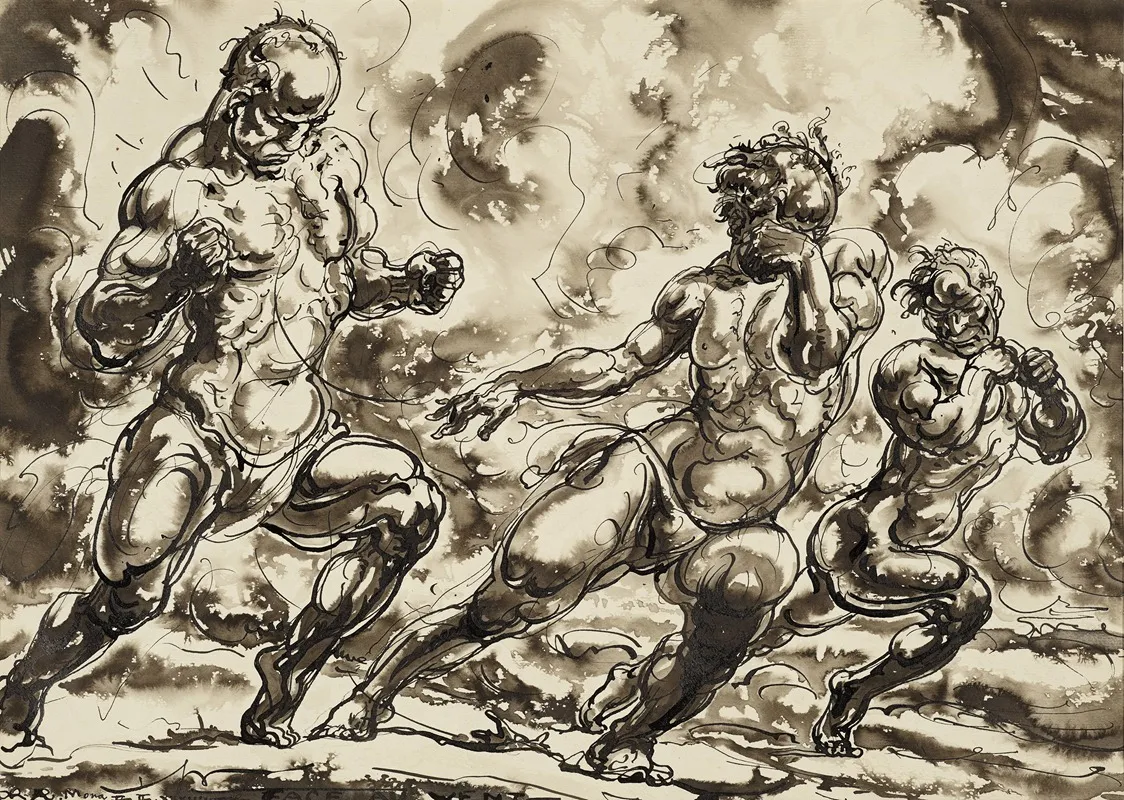 Bestormers Van Het Lot Wall Art by Alfred Ost - High-Resolution Digital Print