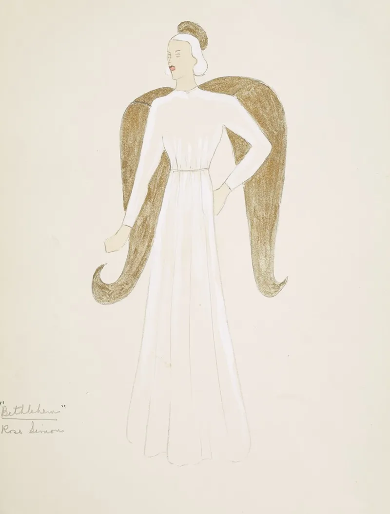 Bethlehem Angels Wall Art by Rose Simon - High-Resolution Digital Print