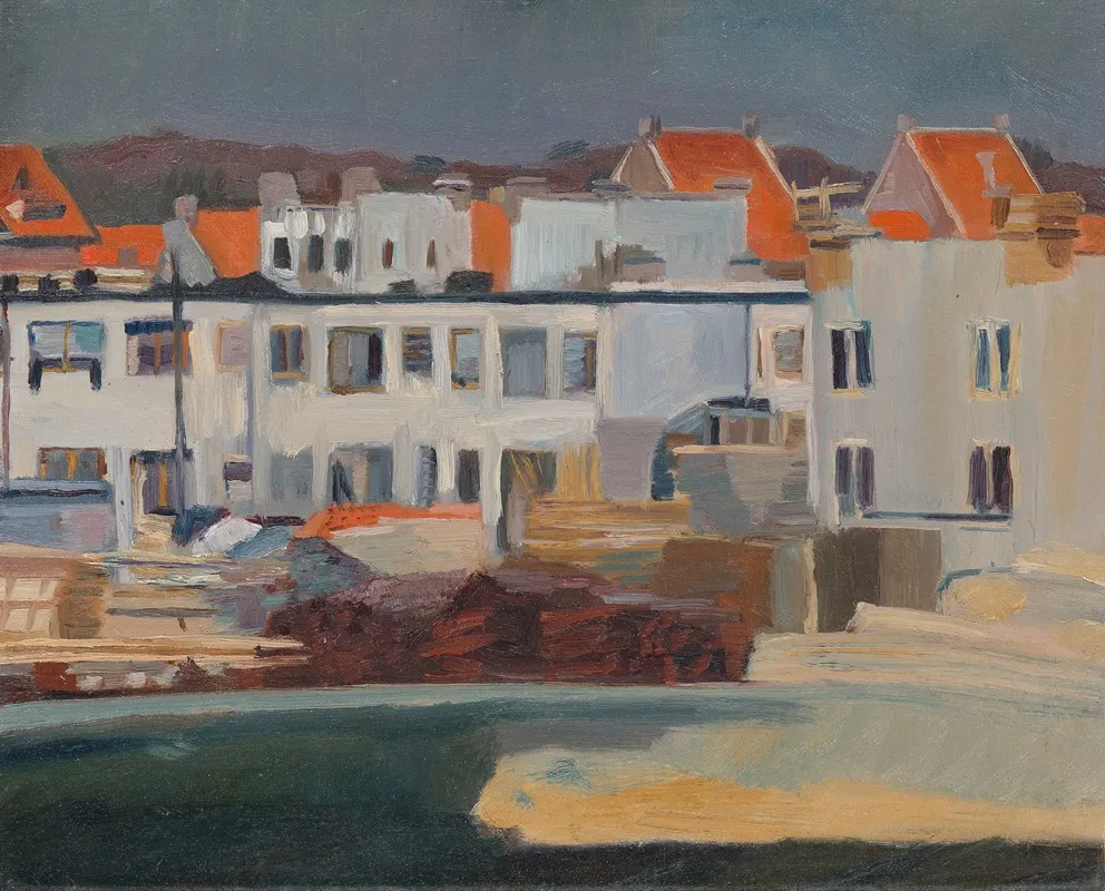 Betondorp In Aanbouw Wall Art by Nicolaas Pieneman - High-Resolution Digital Print