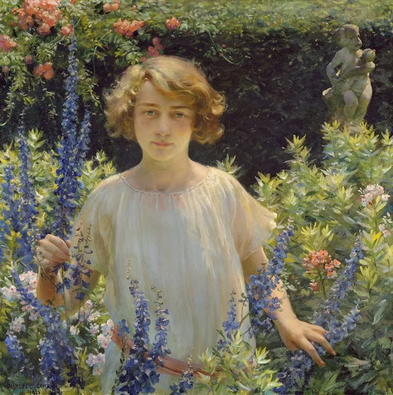 Betty Gallowhur Betty Newell Wall Art by Charles Courtney Curran - High-Resolution Digital Print