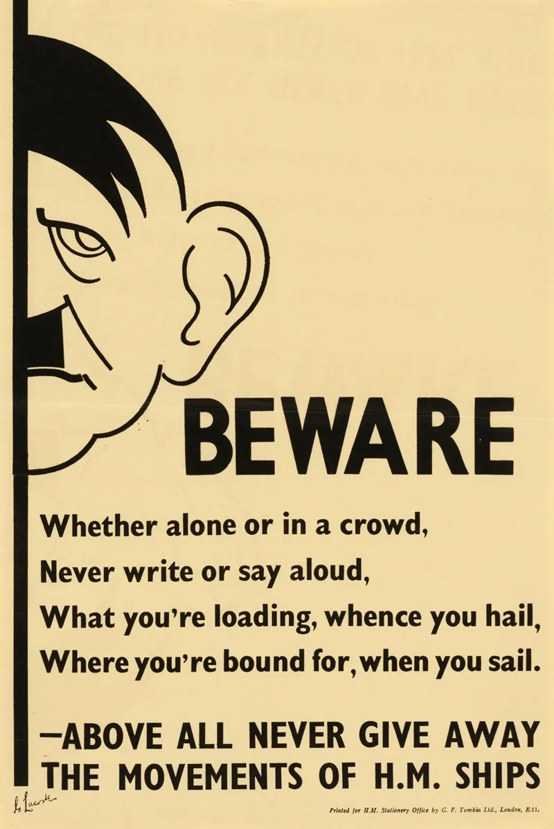 Beware Wall Art by Gerald Lacoste - High-Resolution Digital Print
