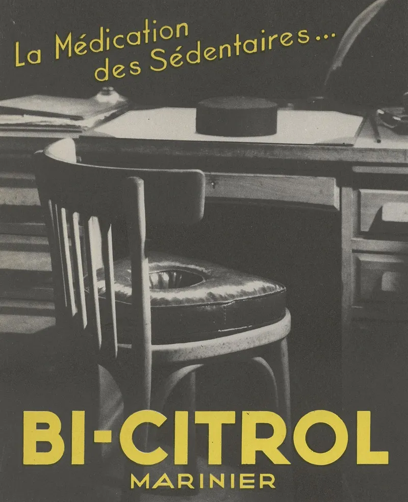 Bi Citrol Marinier La Medication Des Sedentaires Wall Art by Laboratoire Marinier - High-Resolution Digital Print