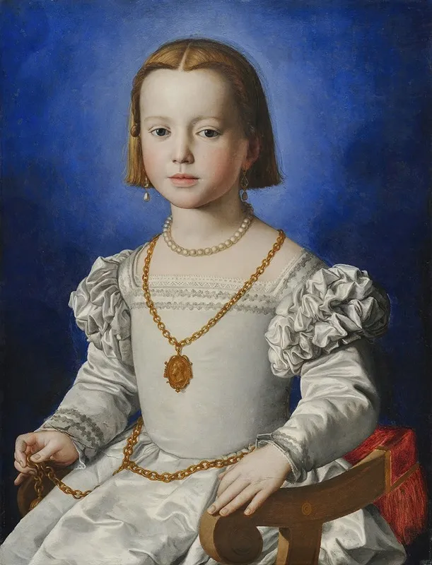 Bia Di Cosimo De Medici Wall Art by Agnolo Bronzino - High-Resolution Digital Print