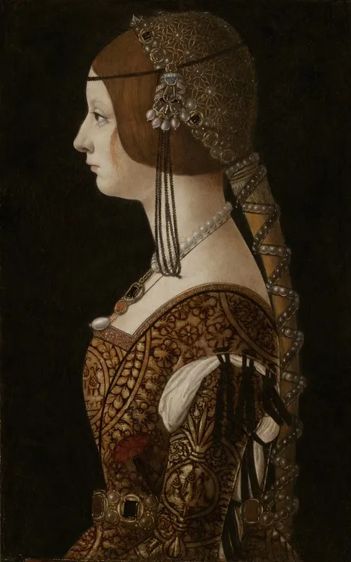 Bianca Maria Sforza Wall Art by Ambrogio de Predis - High-Resolution Digital Print