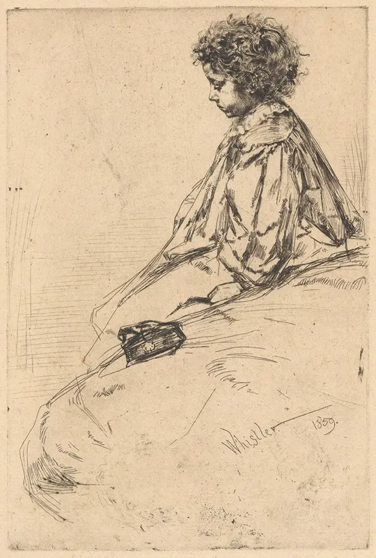 Bibi Lalouette Wall Art by James Abbott McNeill Whistler - High-Resolution Digital Print