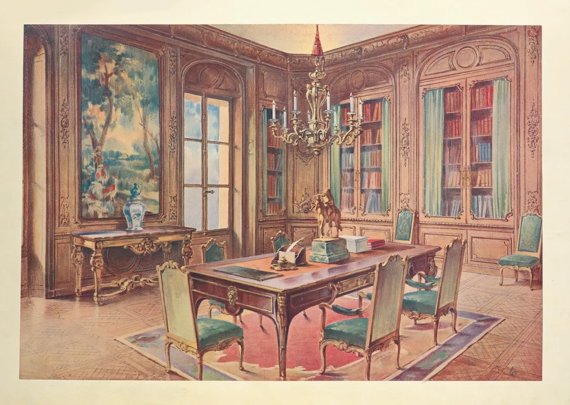 Bibliotheque Louis Xiv Composee Dapres Lhotel Des Invalides