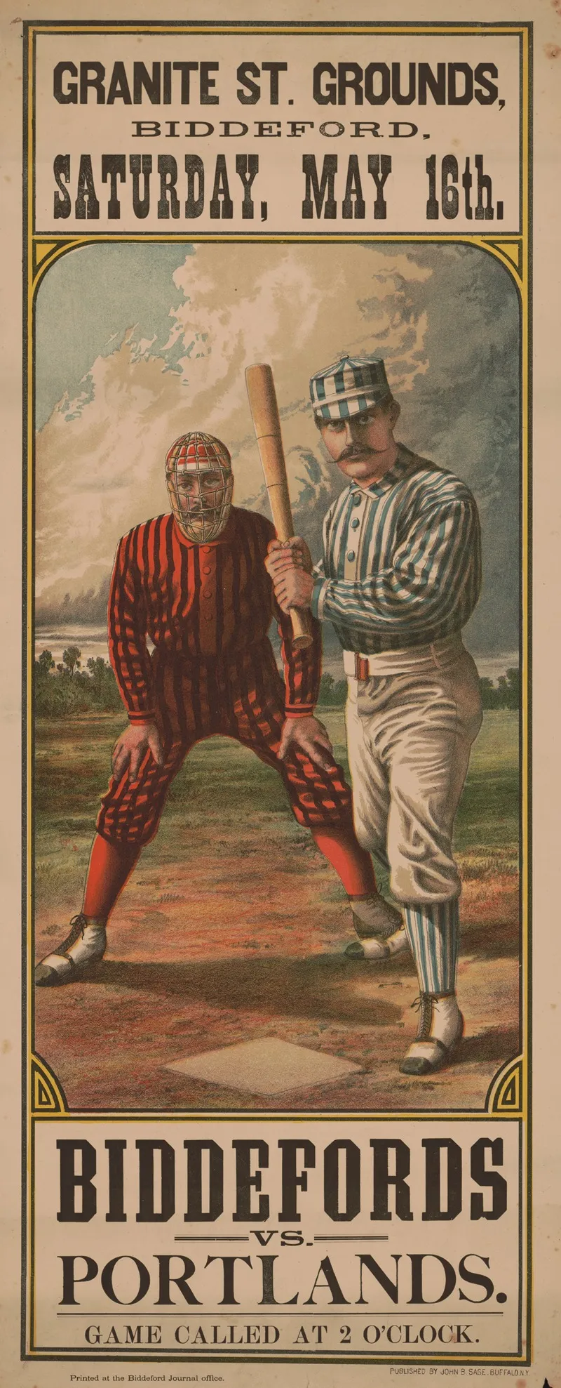 Biddefords Vs Portlands Granite St Grounds Biddeford Saturday May 16th