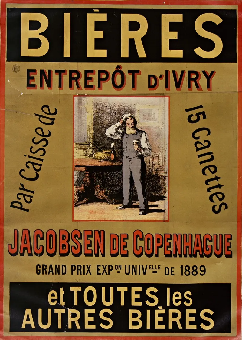 Bieres Entrepot Divry Wall Art by Anonymous - High-Resolution Digital Print