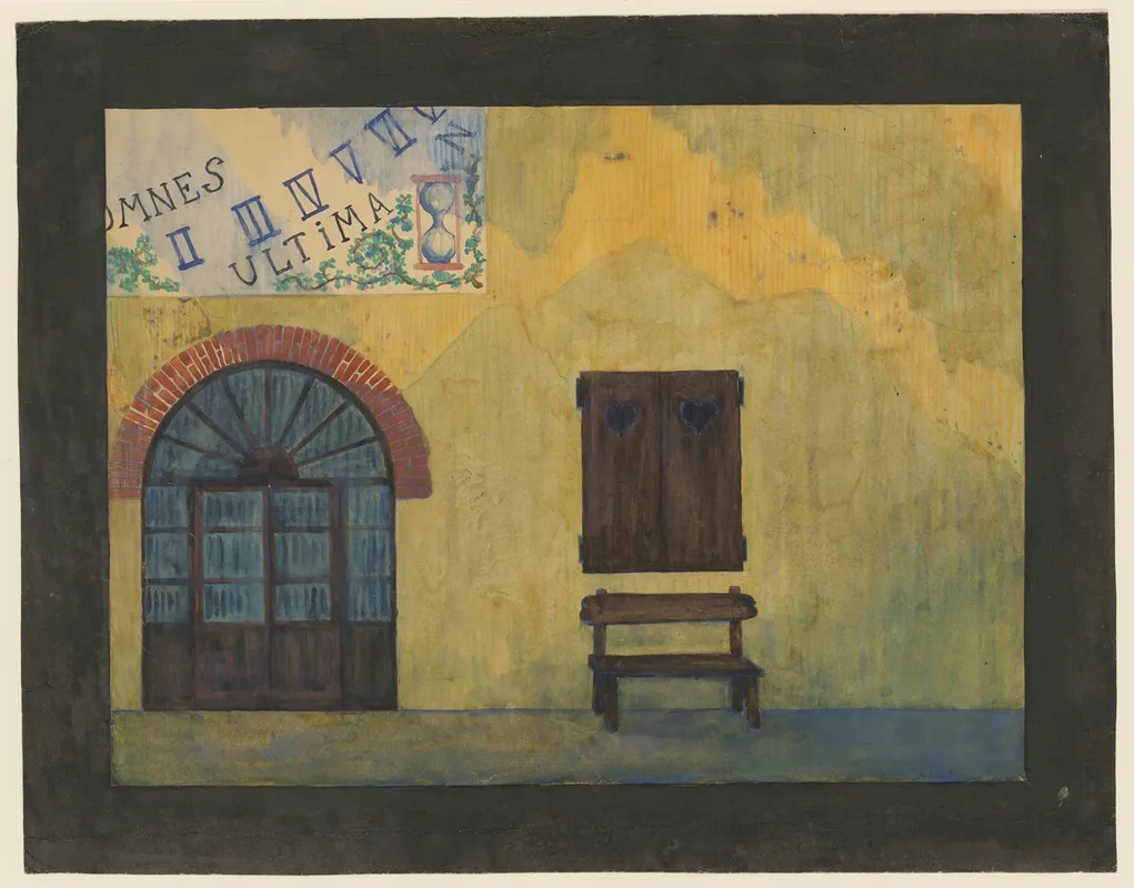 Bifur Maquette De Decor Neuvieme Tableau La Maison Dans La Foret 2 Wall Art by Gaston Baty - High-Resolution Digital Print