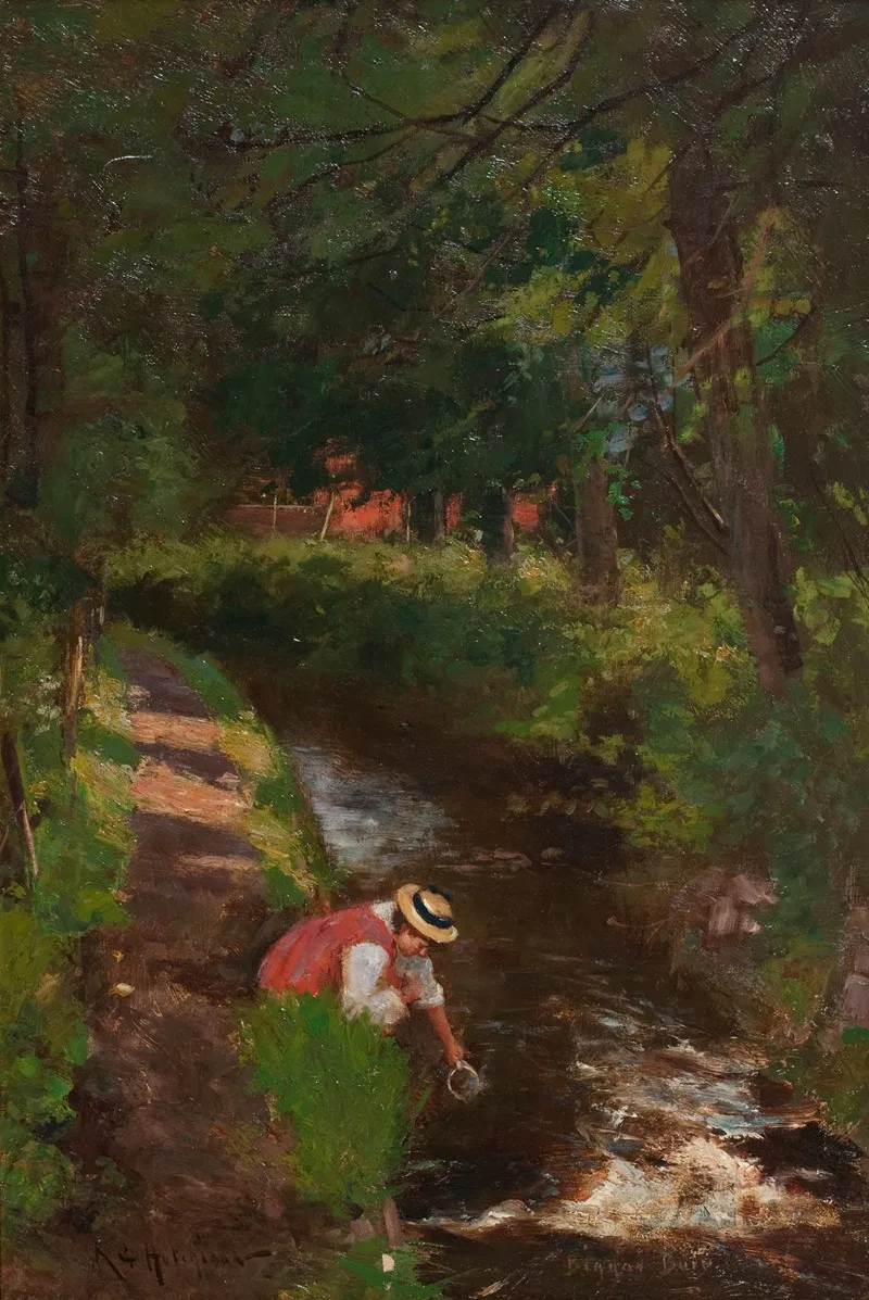 Biggar Burn Wall Art by Robert Gemmell Hutchison - High-Resolution Digital Print