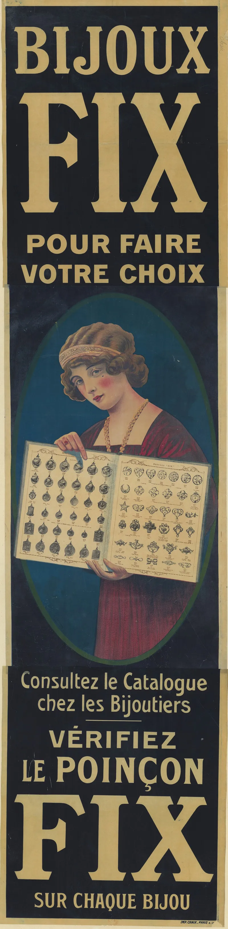 Bijoux Fix Pour Faire Votre Choix Consultez Le Catalogue Chez Les Bijoutiers Wall Art by Anonymous - High-Resolution Digital Print