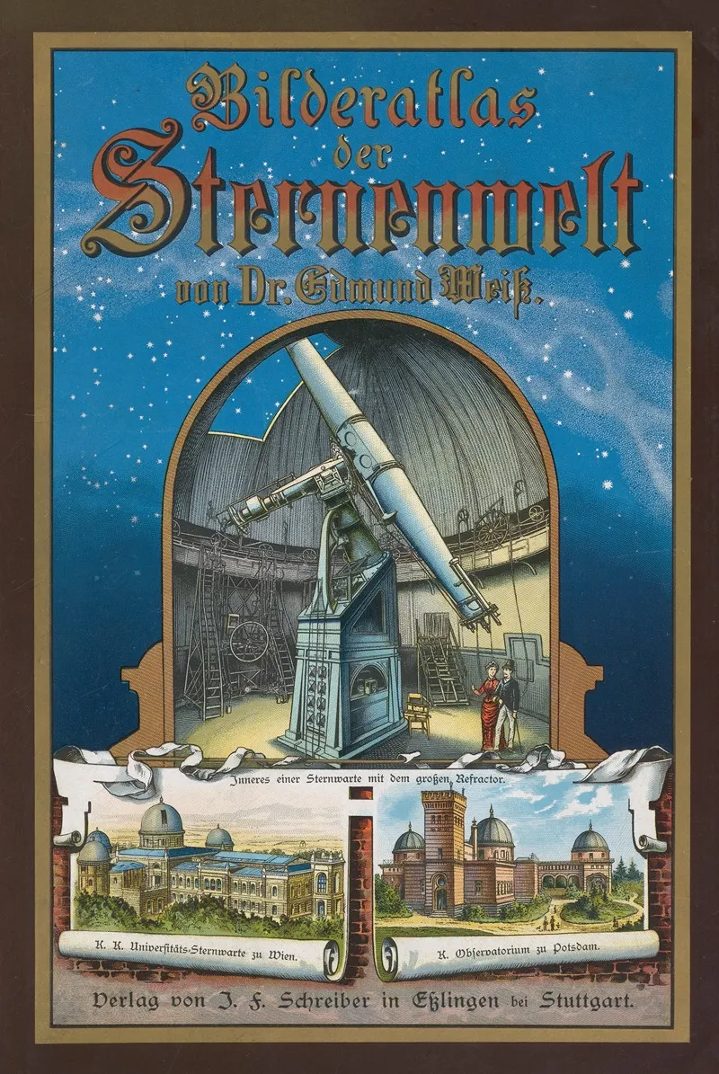 Bilder Atlas Der Sternenwelt Eine Astronomie Fur Jedermann Pl 01 Wall Art by Edmund Weiss - High-Resolution Digital Print