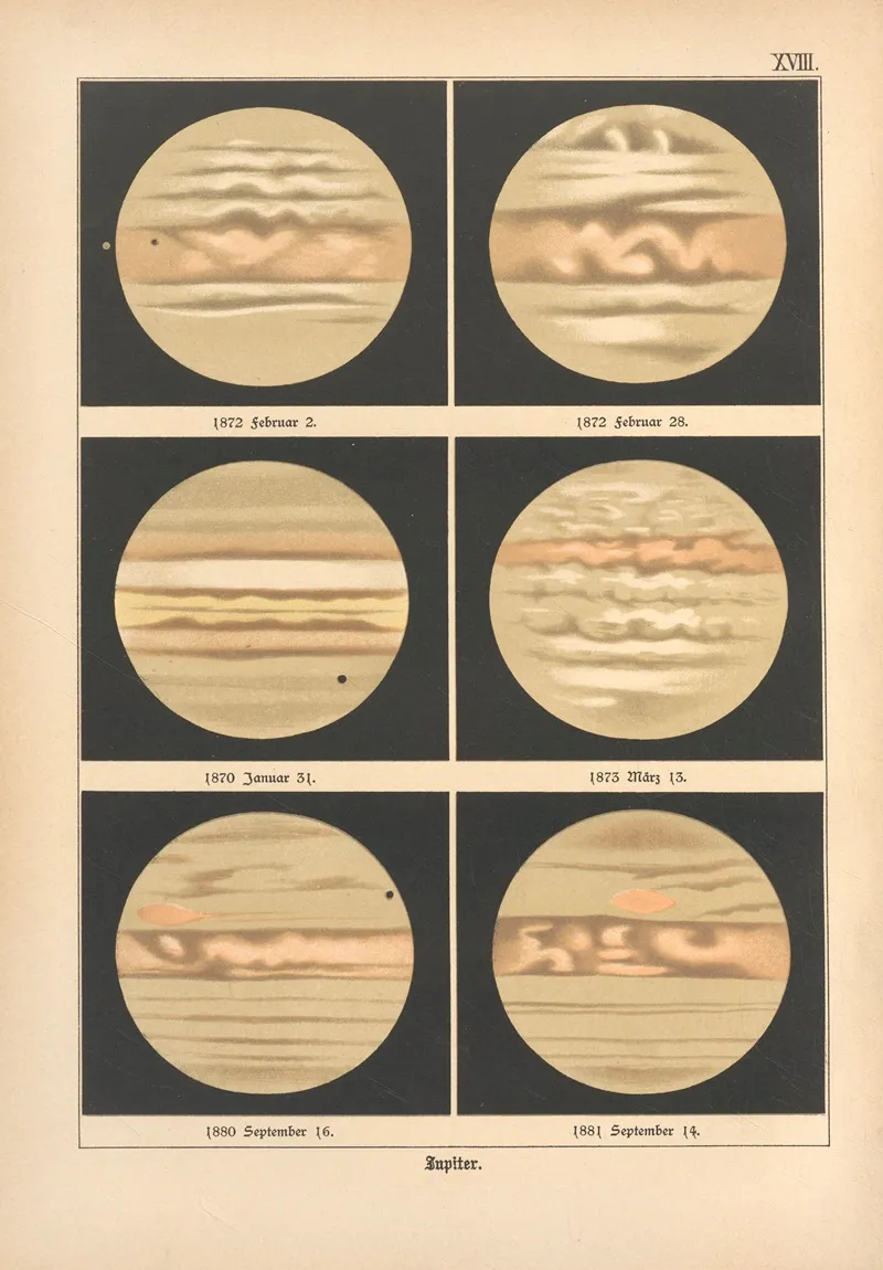 Bilder Atlas Der Sternenwelt Eine Astronomie Fur Jedermann Pl 16 Wall Art by Edmund Weiss - High-Resolution Digital Print