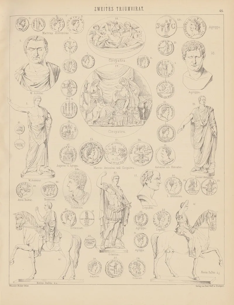 Bilder Atlas Zur Weltgeschichte Pl 041 Wall Art by Ludwig Weisser - High-Resolution Digital Print