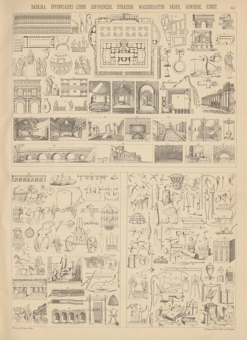 Bilder Atlas Zur Weltgeschichte Pl 052 Wall Art by Ludwig Weisser - High-Resolution Digital Print