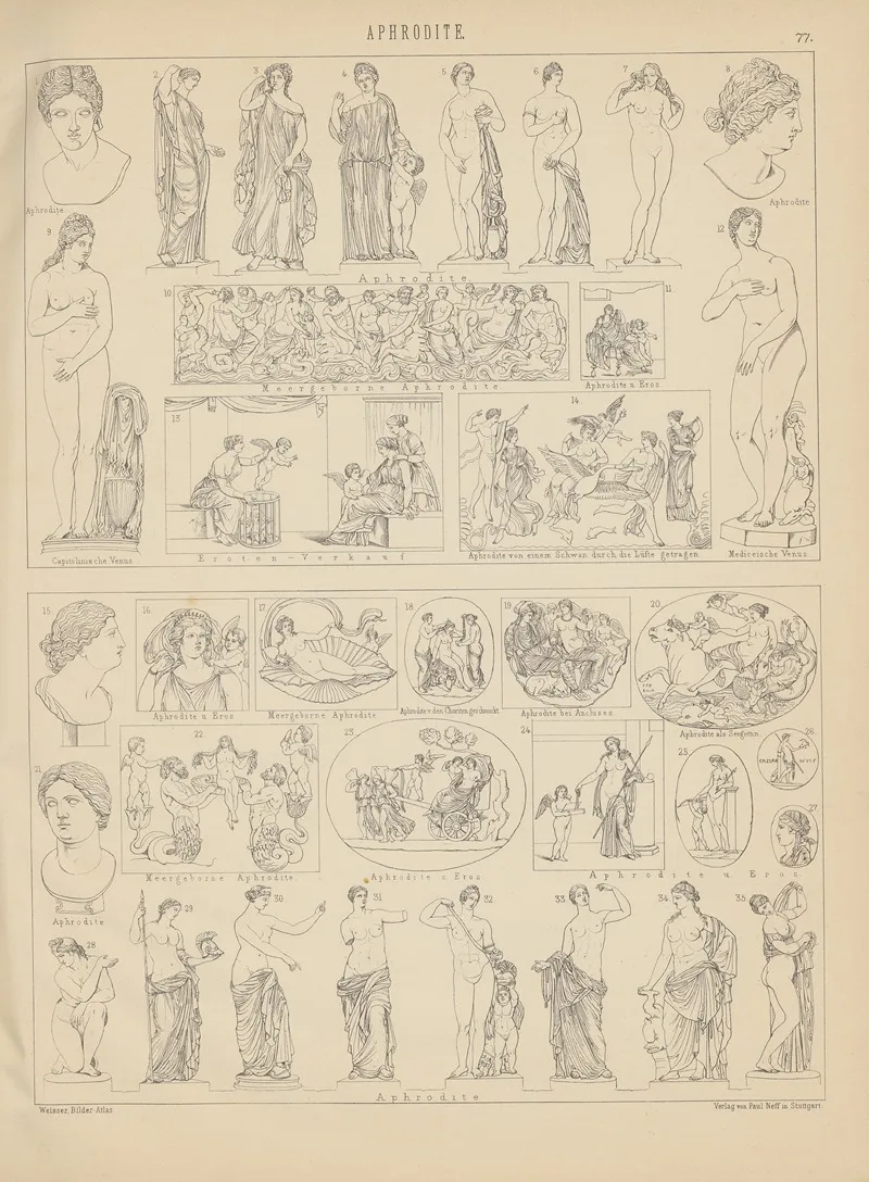 Bilder Atlas Zur Weltgeschichte Pl 076 Wall Art by Ludwig Weisser - High-Resolution Digital Print