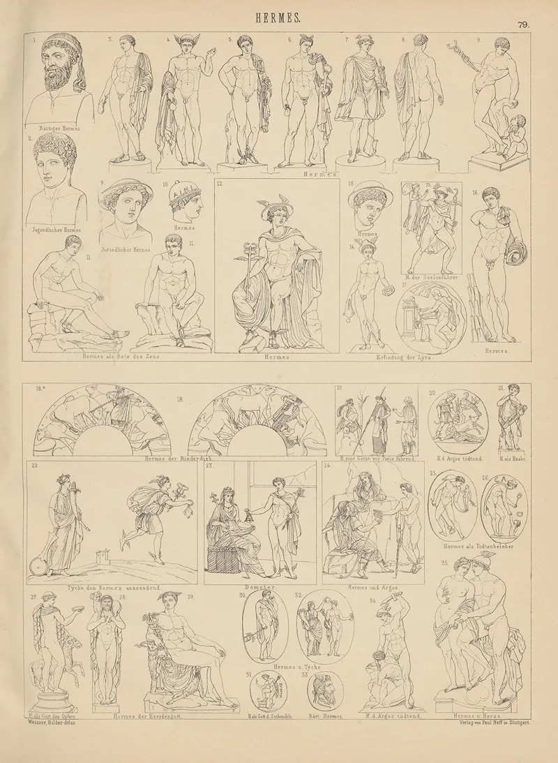 Bilder Atlas Zur Weltgeschichte Pl 078 Wall Art by Ludwig Weisser - High-Resolution Digital Print