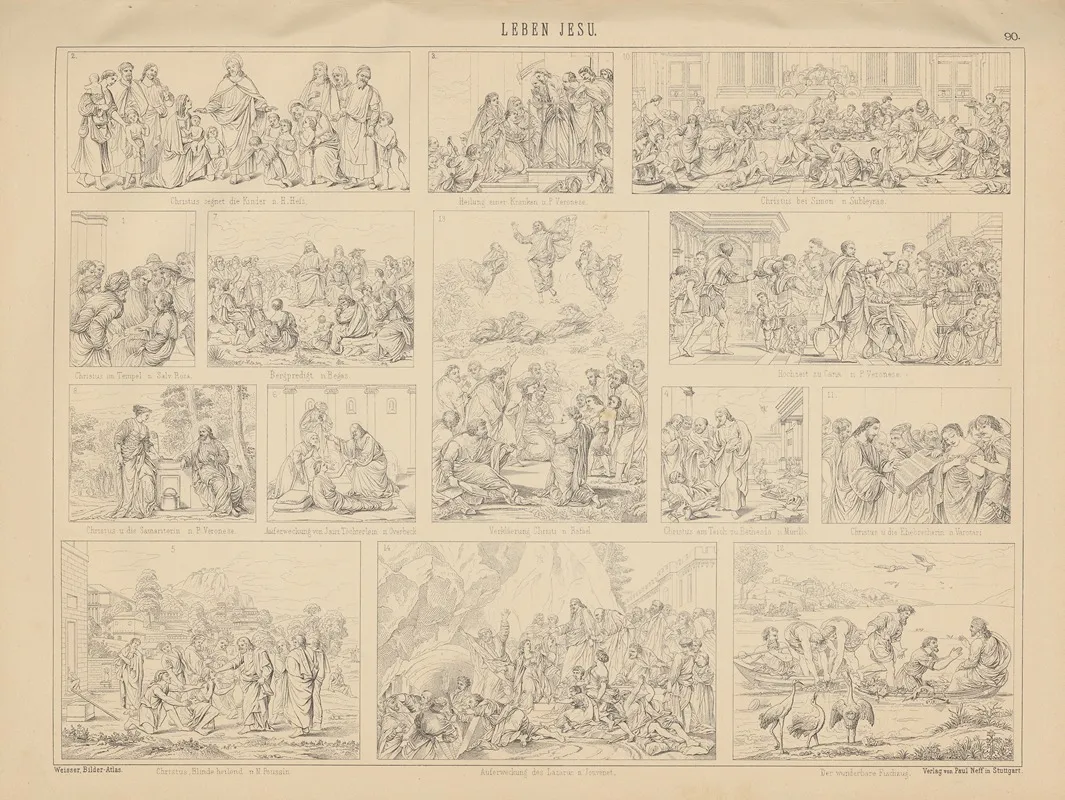 Bilder Atlas Zur Weltgeschichte Pl 089 Wall Art by Ludwig Weisser - High-Resolution Digital Print