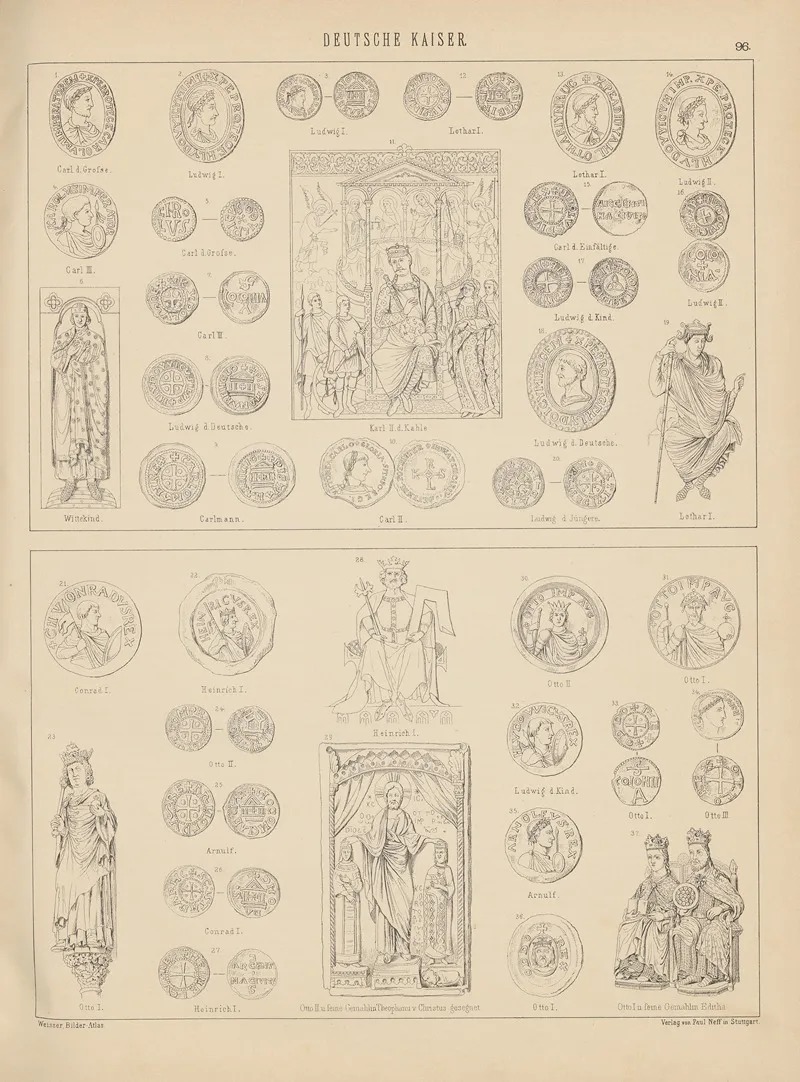 Bilder Atlas Zur Weltgeschichte Pl 095 Wall Art by Ludwig Weisser - High-Resolution Digital Print