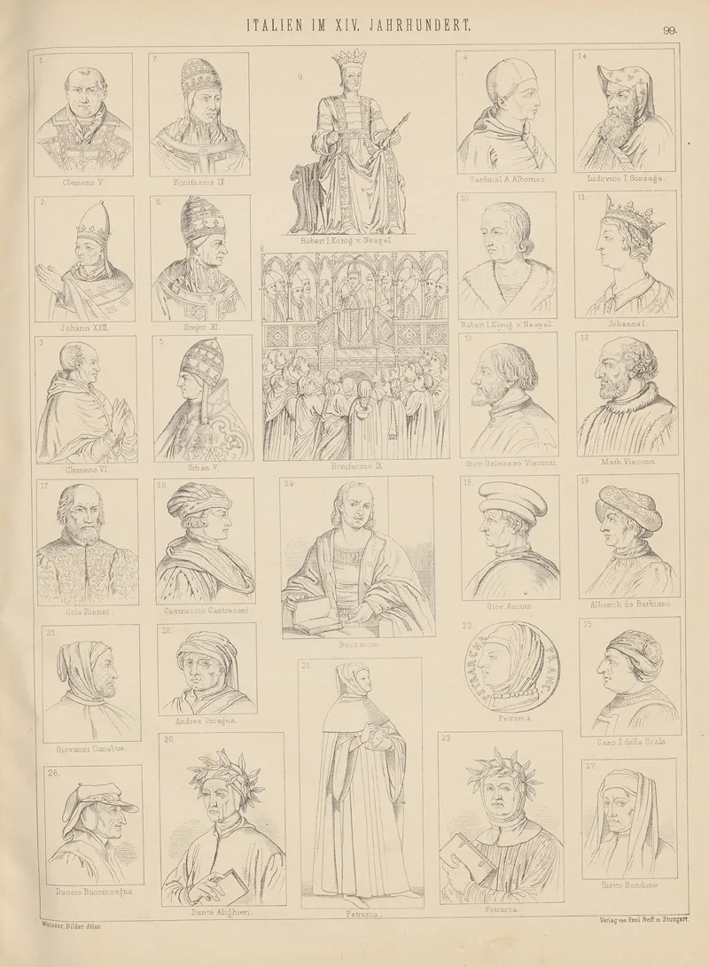 Bilder Atlas Zur Weltgeschichte Pl 098 Wall Art by Ludwig Weisser - High-Resolution Digital Print