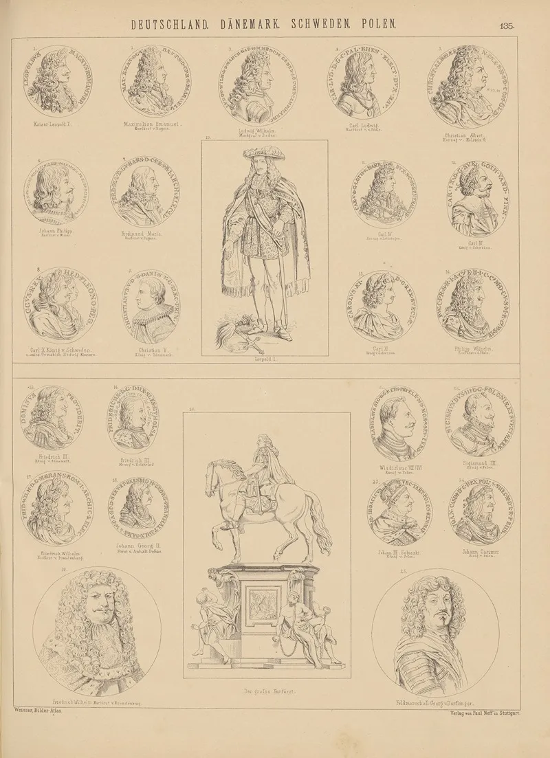 Bilder Atlas Zur Weltgeschichte Pl 134 Wall Art by Ludwig Weisser - High-Resolution Digital Print