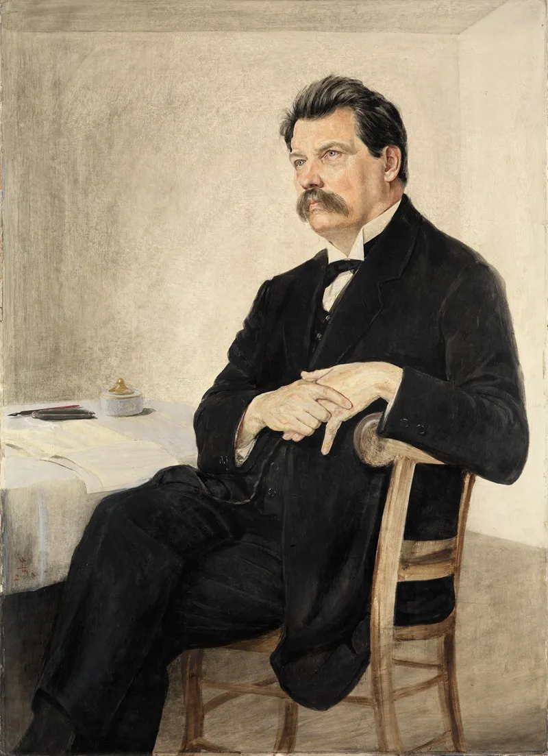 Bildnis Albert Schweitzer Wall Art by Hans Adolf Bühler - High-Resolution Digital Print