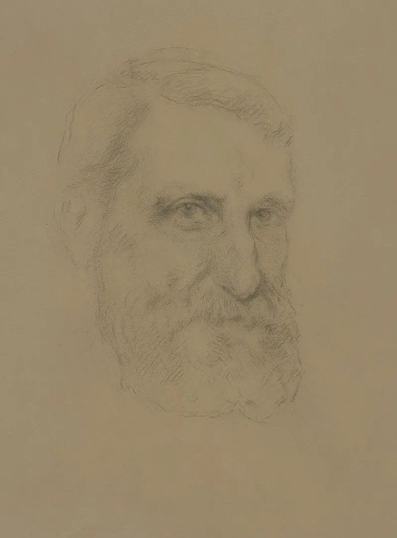 Bildnis Des Advokaten Stadtverordneten Und Administrators Des Stadelschen Kunstinstituts Rudolph Von Schweitzer Wall Art by Angilbert Göbel - High-Resolution Digital Print