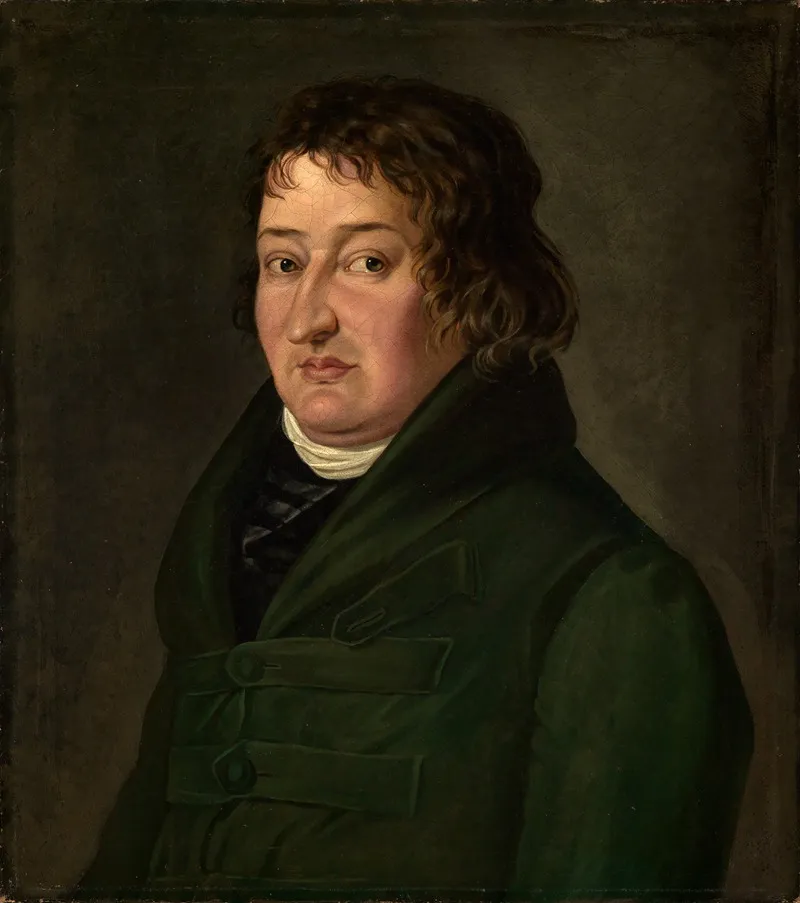 Bildnis Des Architekten Friedrich Weinbrenner Wall Art by Feodor Iwanowitsch Kalmück - High-Resolution Digital Print
