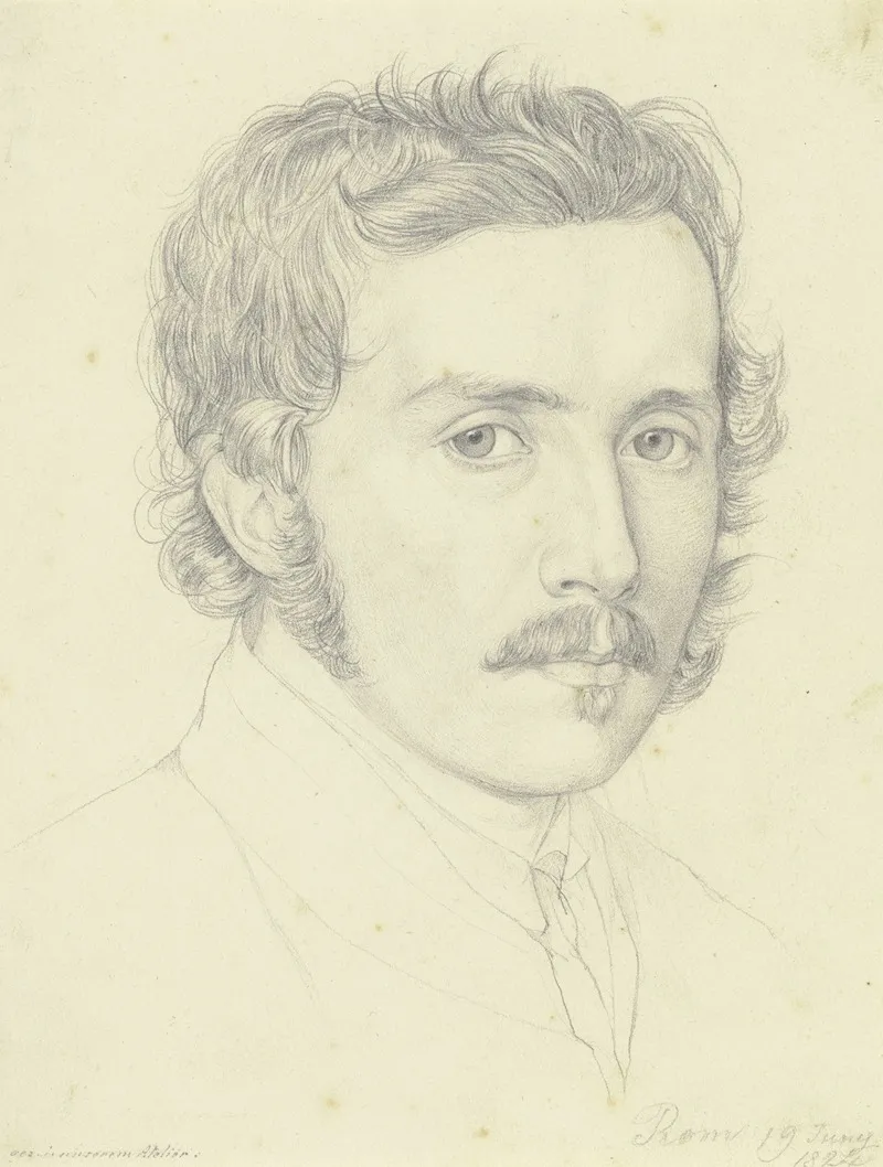 Bildnis Des Frankfurter Landschaftsmalers Johannes Thomas