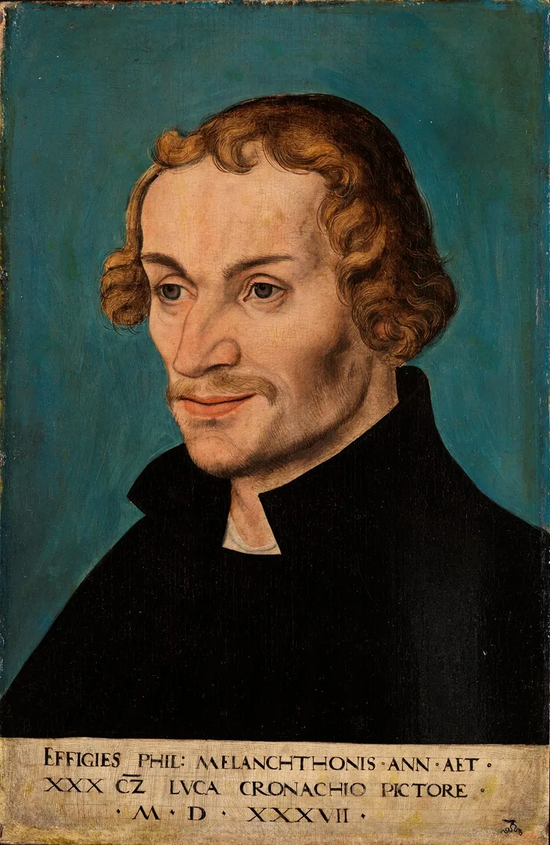 Bildnis Des Reformators Philipp Melanchthon
