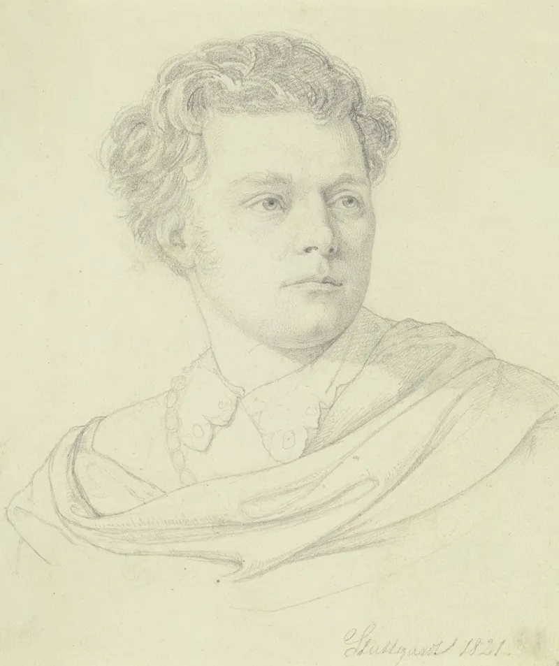 Bildnis Des Stuttgarter Hofschauspielers Friedrich Mevius