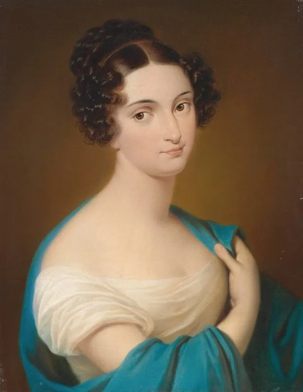 Bildnis Despina Nitto Wall Art by Carl von Saar - High-Resolution Digital Print