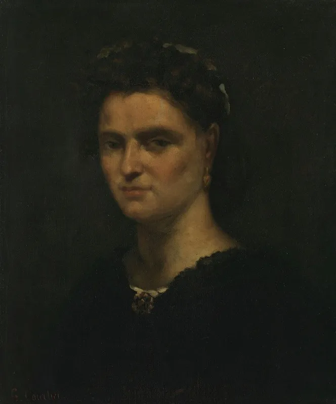 Bildnis Einer Dame 6 Wall Art by Gustave Courbet - High-Resolution Digital Print