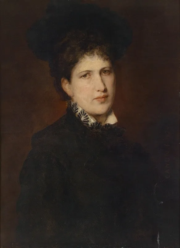 Bildnis Einer Frau Mit Hut