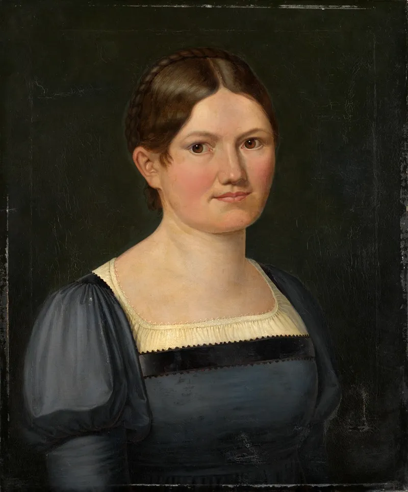 Bildnis Einer Jungen Frau 6 Wall Art by Sophie Reinhard - High-Resolution Digital Print